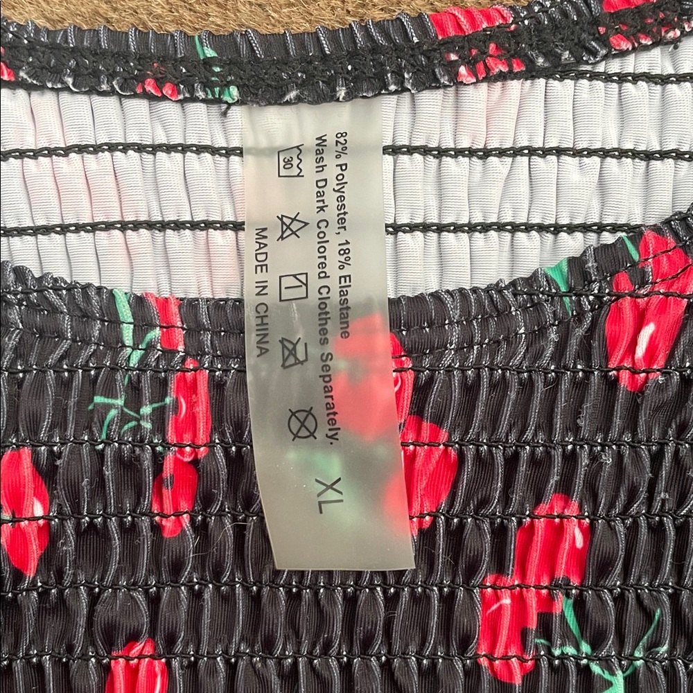 Colorful Cherry Patterned Bikini Bottom - Picture 2 of 5